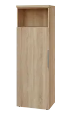 SIN 5 - 6DN kancelářská skříň, 1-dveřová/nika, levá, 1820x600x400, dub bardolino